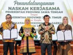 Jateng–Jatim Teken 10 Kerja Sama Strategis Dorong Pertumbuhan Ekonomi Regional